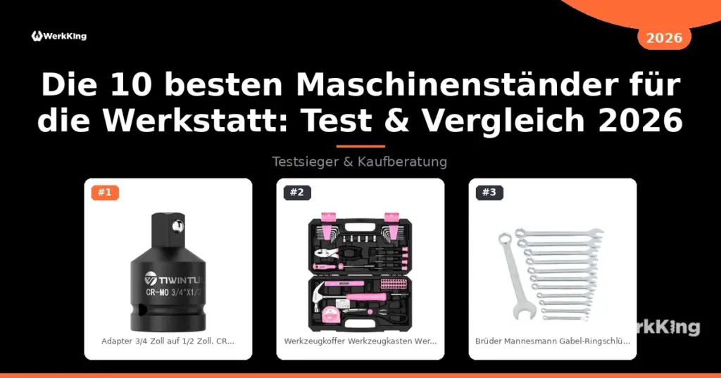 Die 10 besten Maschinenständer für die Werkstatt: Test & Vergleich 2026