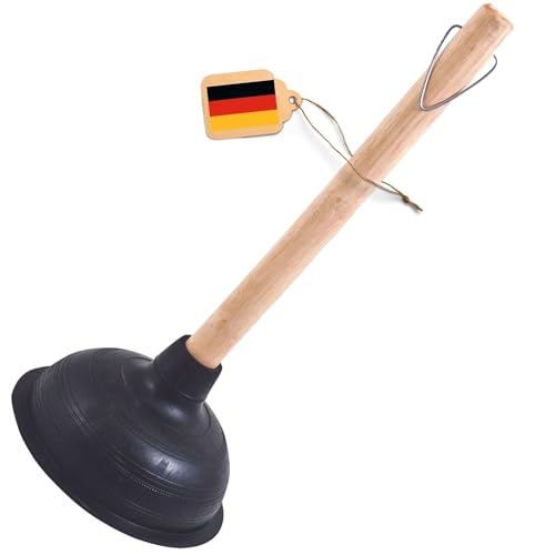 Novaliv Pömpel Abfluss 140 mm Ø Saugglocke Abfluss Pümpel Toilette Pömpel mit Holzstiel Plunger WC Pömpel mit einem Durchmesser von 14,5cm IDEAL als Abfluss Pömpel für verstopfter Abfluss Pumpfix 1 Novaliv Pömpel Abfluss 140 mm Ø Saugglocke Abfluss Pümpel Toilette Pömpel mit Holzstiel Plunger WC Pömpel mit einem Durchmesser von 14,5cm IDEAL als Abfluss Pömpel für verstopfter Abfluss Pumpfix