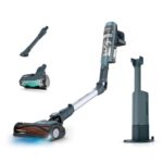 Shark PowerDetect Speed Luxe Collection Clean & Empty Akku-Staubsauger, Anti-Allergen-HEPA-Filtration, bis zu 60 Min. Laufzeit, inklusive selbstentleerender Ladestation und 2 Aufsätzen IA3246EUTBL