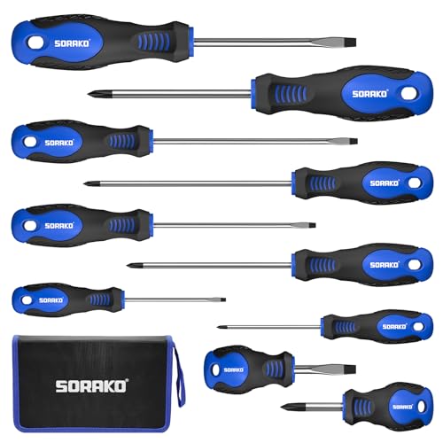 SORAKO Magnetisches Schraubendreher Set 11 teilig für Heimwerker und DIY 1 SORAKO Magnetisches Schraubendreher Set 11 teilig für Heimwerker und DIY