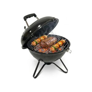 Amig - Kohlengrill - 37 x 37 x 45 cm - Schwarz - Aus Stahl - Garten und Patio. Mod. KRYPTA