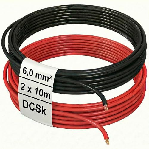 DCSk Fahrzeugleitung 6mm² 10m FLRY B asymmetrisch 6 mm² Kfz-Kabel Kfz Litze Set rot schwarz 6mm2 1 DCSk Fahrzeugleitung 6mm² 10m FLRY B asymmetrisch 6 mm² Kfz-Kabel Kfz Litze Set rot schwarz 6mm2