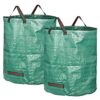 GardenMate 2X 272l Gartensack Laubsack Gartenabfallsack stabil - Gartensäcke für Gartenabfälle - Laubsäcke Rasenschnitt - Grünschnittsäcke faltbar, groß, robust aus Polypropylen-Gewebe 150GSM 7 51YVkiZkKuL. SL500