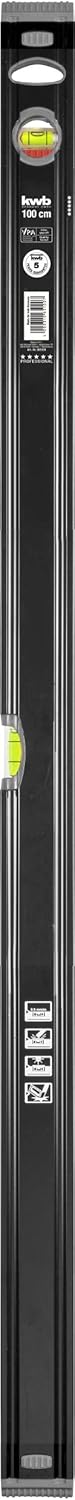 kwb Aluminium-Wasserwaage 40 cm, 0,5 mm/m Genauigkeit, Hoch präzise geschliffen, je 1 Horizontal und Vertikallibelle, Aluminium, Wasserwaage 4 kwb Aluminium-Wasserwaage 40 cm, 0,5 mm/m Genauigkeit, Hoch präzise geschliffen, je 1 Horizontal und Vertikallibelle, Aluminium, Wasserwaage – Bild 4