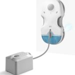 HUTT S7 Plus Fensterputzroboter Akku kabellos, Abnehmbarer Akku, 60 Min Laufzeit, 6500 Pa Saugkraft, 3D schwebendes Doppelpad, automatischer Fensterreiniger mit Sprühfunktion, 80 ml Tank, Koffer
