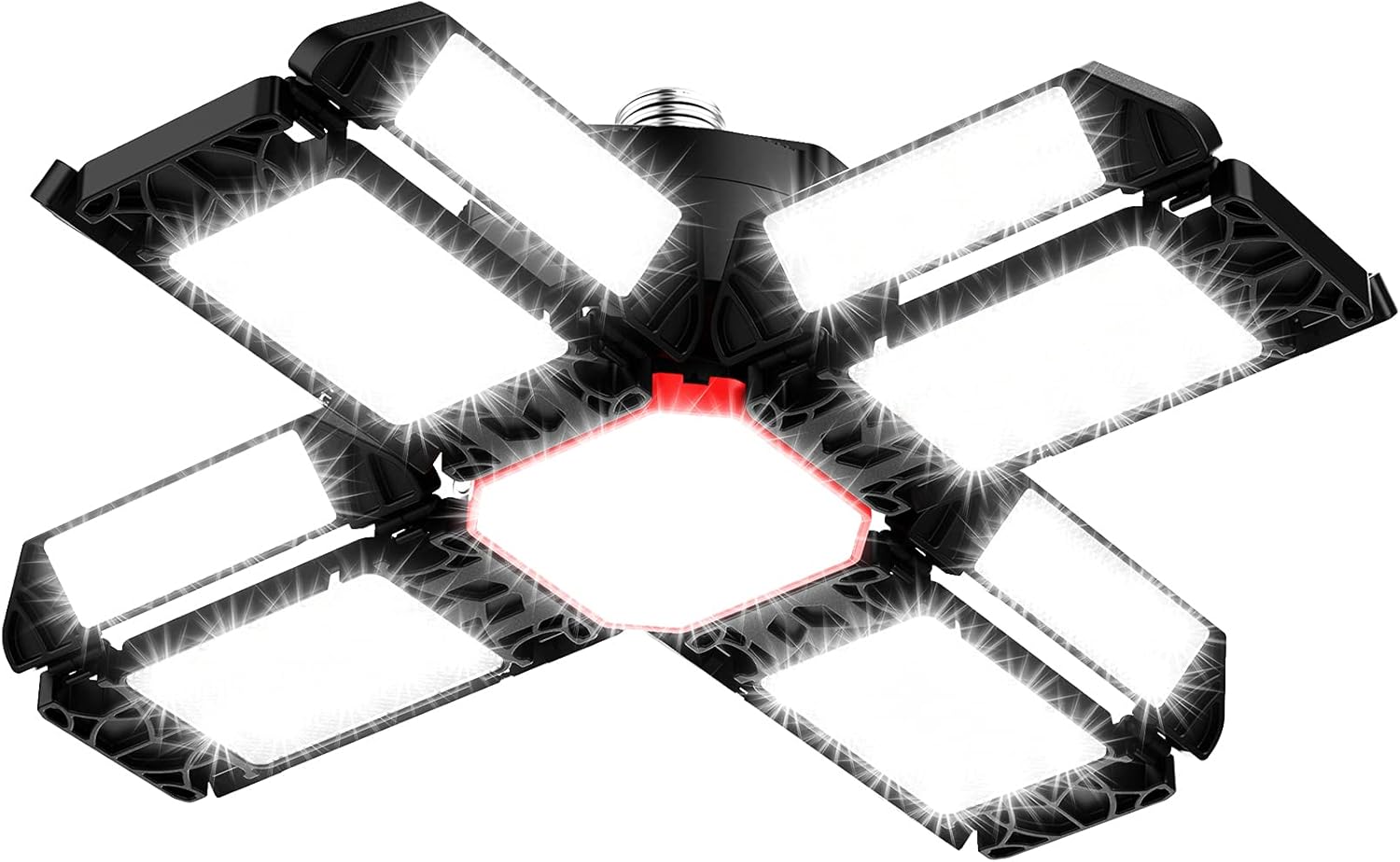 200W LED Garagenleuchte Werkstattlampe Garagenbeleuchtung 1 PCS - 20000LM 6500K Verformbare Deckenlampe mit 12 Verstellbaren Paneelen - E26 / E27 Bay Licht für Keller Geschäft Werkstatt Scheune Lager 1 200W LED Garagenleuchte Werkstattlampe Garagenbeleuchtung 1 PCS - 20000LM 6500K Verformbare Deckenlampe mit 12 Verstellbaren Paneelen - E26 / E27 Bay Licht für Keller Geschäft Werkstatt Scheune Lager