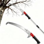 Baumsäge mit Verlängerung 3,6m | Leichtgewichtige Astsäge aus Edelstahl & Manganstahl | Rutschfester Griff für sichere Baumpflege | Astschneider für Garten, Forst, Hof & Terrasse