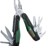 Bosch 16-in-1 Multi-Tool (Multifunktionswerkzeug zum Heimwerken, Outdoor und Camping; Edelstahl; Verriegelungsfunktion; Softgrip; 16 Funktionen: Zange; Schraubendreher; Messer; Säge, usw.)