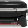 Weber Lumin Compact Tragbarer Kompakter Elektrogrill, Bis zu 315 °C, mit Deckelthermometer, Porzellanemaillierte Gusseisenroste, 43 x 32 cm Grillfläche, Schwarz (1502044) 2 61Z8C5TwvhL. AC SL1500