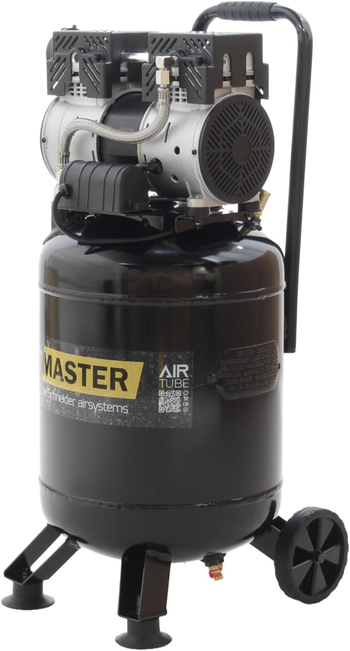SCHNEIDER CRAFTMASTER Vertikaler, leiser, ölfreier Kompressor 30-Liter-Tank Maximaler Druck 8 bar Leistung: 1 PS Geräuschpegel: 58 dB LpA 3 SCHNEIDER CRAFTMASTER Vertikaler, leiser, ölfreier Kompressor 30-Liter-Tank Maximaler Druck 8 bar Leistung: 1 PS Geräuschpegel: 58 dB LpA – Bild 3