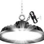 LED Hallenstrahler 240W Treiber Dimmbare 40800lm UFO High Bay Lampe LED Werkstattlampe 6000K Superhelle Werkstatt IP65 Deckenleuchte 5 Jahre Garantie