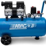 ABAC Geräuscharmer Luftkompressor EASE-AIR 50, Ölfreier Luftkompressor, Maximaler Druck 8 Bar, Leistung 1 PS, 50-Liter-Tank, Geräuschpegel 59 dB