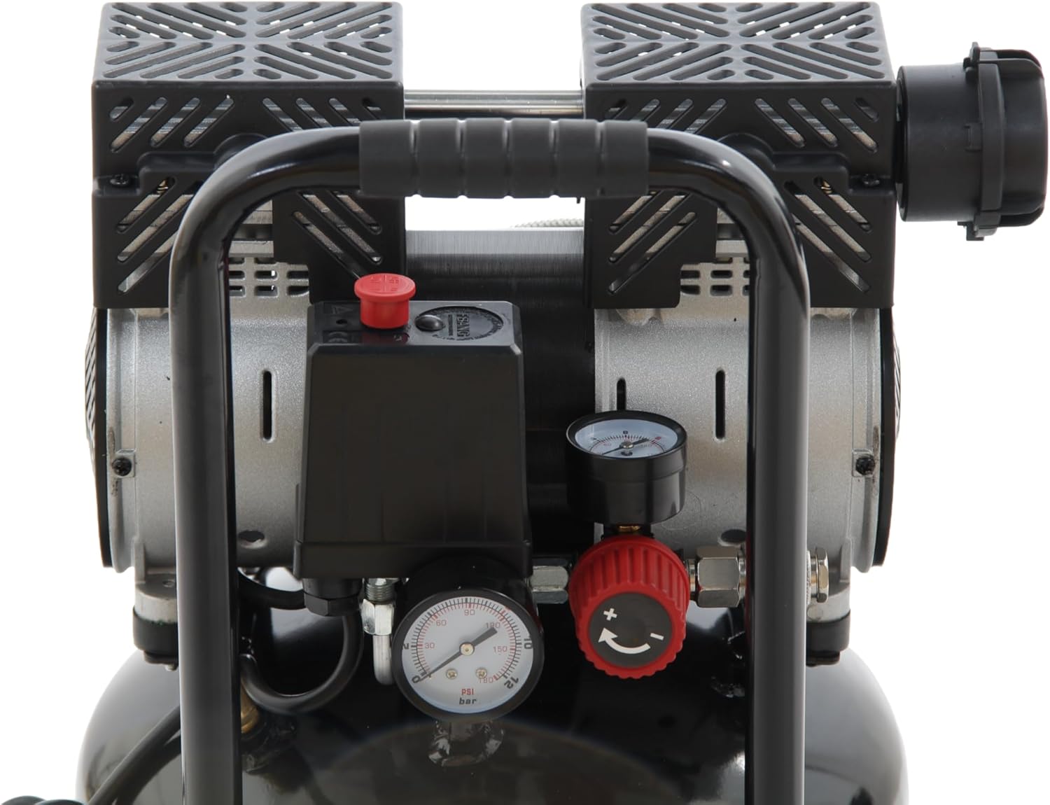 SCHNEIDER CRAFTMASTER Vertikaler, leiser, ölfreier Kompressor 30-Liter-Tank Maximaler Druck 8 bar Leistung: 1 PS Geräuschpegel: 58 dB LpA 4 SCHNEIDER CRAFTMASTER Vertikaler, leiser, ölfreier Kompressor 30-Liter-Tank Maximaler Druck 8 bar Leistung: 1 PS Geräuschpegel: 58 dB LpA – Bild 4