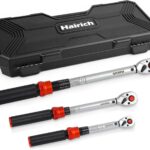 Hairich Drehmomentschlüssel Set 3‑teilig | 1/4″ + 3/8″ + 1/2″ | 3‑25 Nm, 5‑60 Nm, 20‑230 Nm | ±3% Genauigkeit | 72‑Zähne Ratschenkopf | Profi Torque Wrench für Fahrrad, Auto & Motorrad