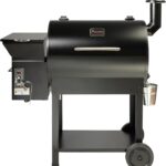 ACTIVA Smoker Grill El Paso I Pellet Smoker mit automatischer Pelletzuführung & Thermometer I Edelstahl-Grill für BBQ & Räuchern