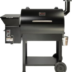 ACTIVA Smoker Grill El Paso I Pellet Smoker mit automatischer Pelletzuführung & Thermometer I Edelstahl-Grill für BBQ & Räuchern