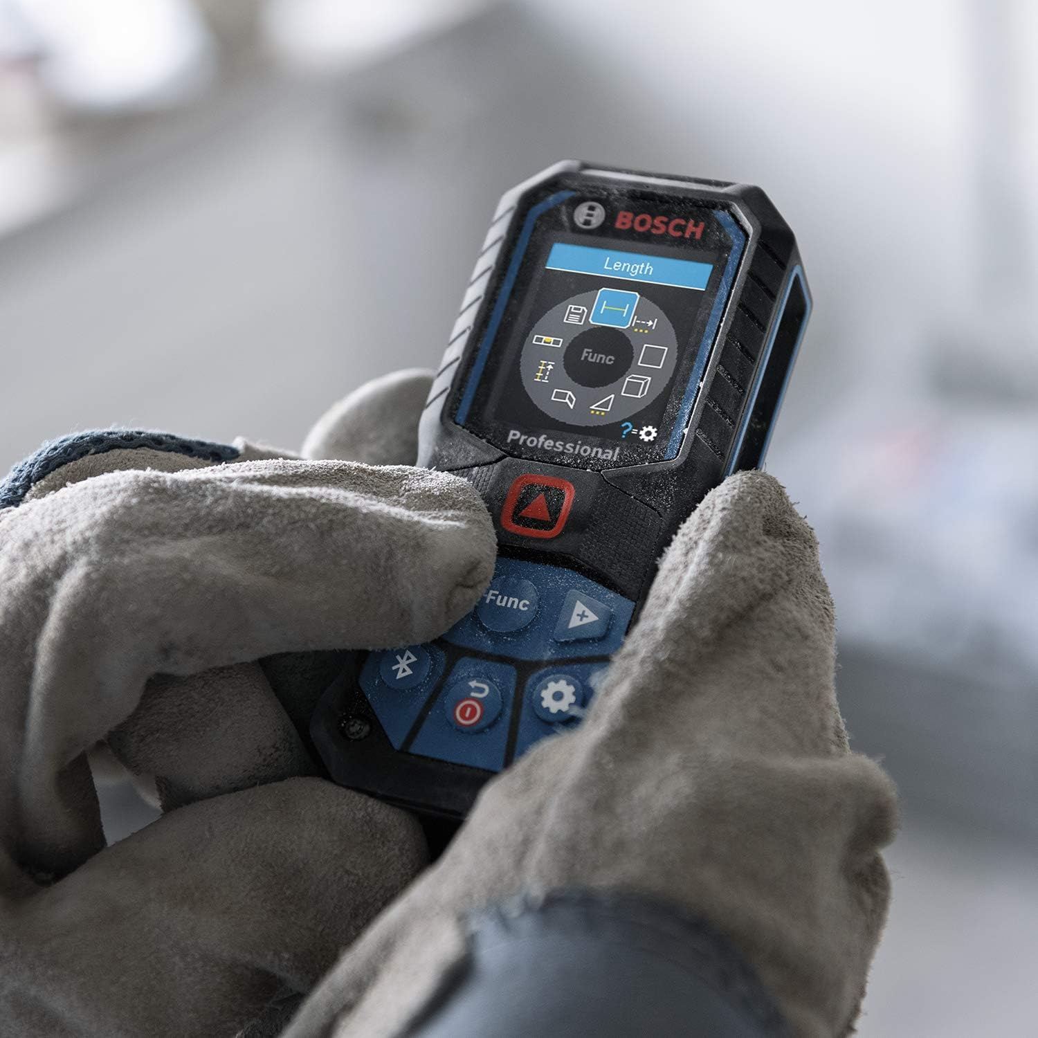 Bosch Professional Laser-Entfernungsmesser GLM 50-27 C (Reichweite: bis 50 m, robust, IP65, Bluetooth-Datenübertragung, 2 AA-Batterien, Schlaufe, Tasche) 2 Bosch Professional Laser-Entfernungsmesser GLM 50-27 C (Reichweite: bis 50 m, robust, IP65, Bluetooth-Datenübertragung, 2 AA-Batterien, Schlaufe, Tasche) – Bild 2