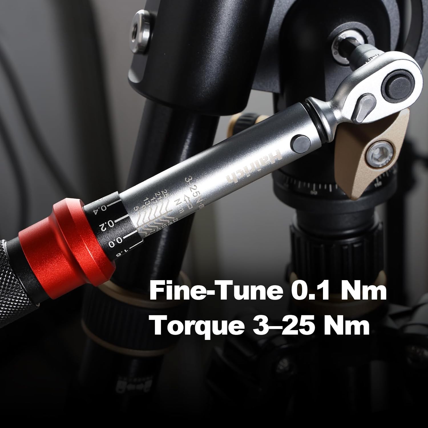 Hairich Drehmomentschlüssel Fahrrad 1/4 Zoll, 3-25Nm, Klein Torque Wrench Set, ±3% Fehlergenauigkeit Drehmoment-Schlüssel mit 72 Zähne Wende Ratschenkopf 3 Hairich Drehmomentschlüssel Fahrrad 1/4 Zoll, 3-25Nm, Klein Torque Wrench Set, ±3% Fehlergenauigkeit Drehmoment-Schlüssel mit 72 Zähne Wende Ratschenkopf – Bild 3