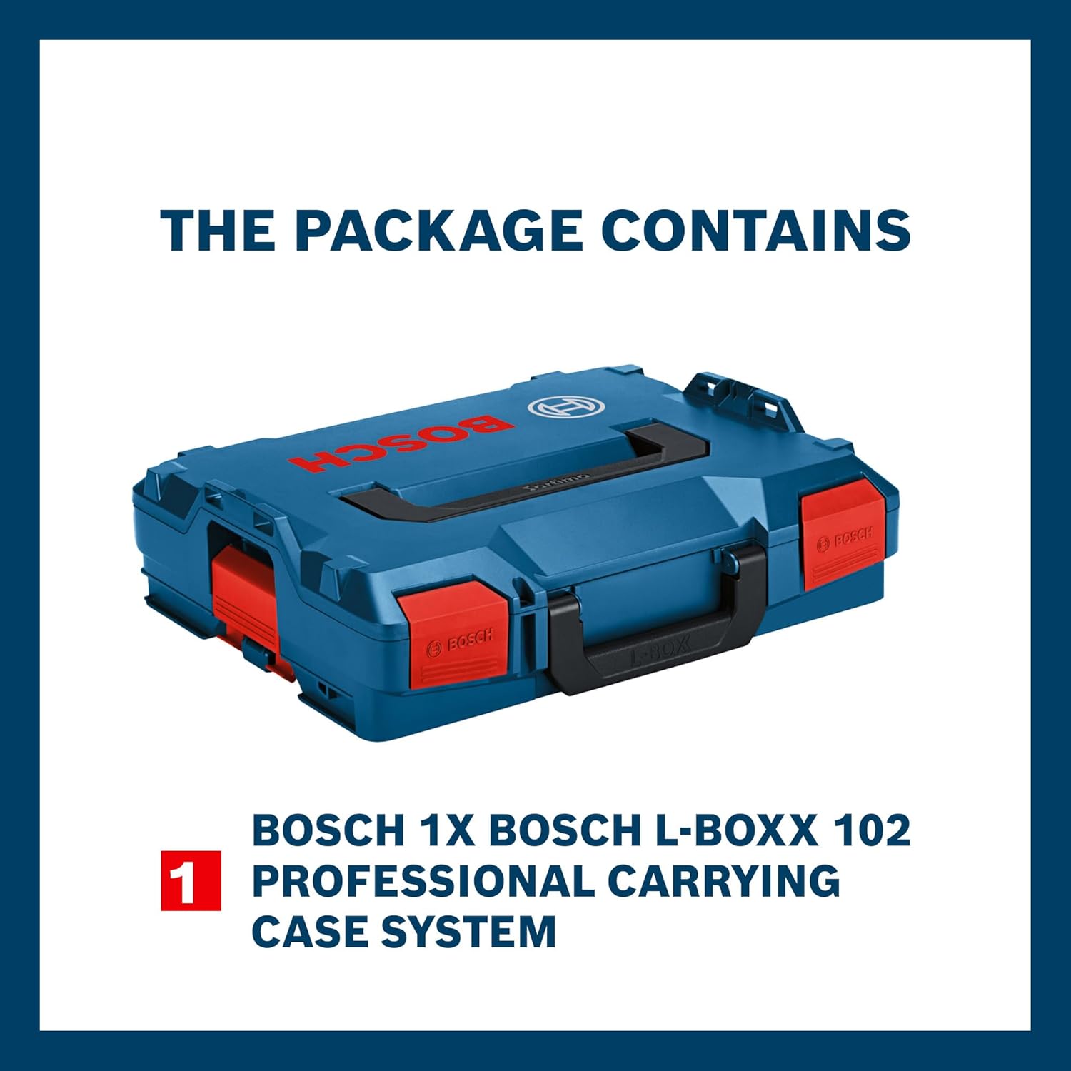 Bosch Professional Handwerkoffersystem L-BOXX 102 (Belastbarkeit bis 100 kg, eine Traglast bis 25 kg und eine Zugfestigkeit von 50 kg, Material: ABS Plastik, PA6 Kunststoff) 2 Bosch Professional Handwerkoffersystem L-BOXX 102 (Belastbarkeit bis 100 kg, eine Traglast bis 25 kg und eine Zugfestigkeit von 50 kg, Material: ABS Plastik, PA6 Kunststoff) – Bild 2