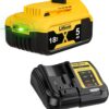1 Stück 5000mAh Ersatzakku für Dewalt Akku 18V + 4A DCB115 Ersatz für Dewalt Ladegerät XR DCB182 DCB184 DCB200 DCB184 DCB101 DCB107 DCB112 DCB105 DCB115 DCB203 mit LED-Anzeige 2 71hLIiOPk9L. AC SL1500