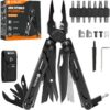 BIBURY 16 in 1 Multi Tool faltbare Zange mit verbesserter Schere und Schraubendreher, mit Nylontasche, ideal für Outdoor, Wandern, DIY, Reparaturen, Geschenk für Papa Männ 2 71iRaAk5xoL. AC SL1500