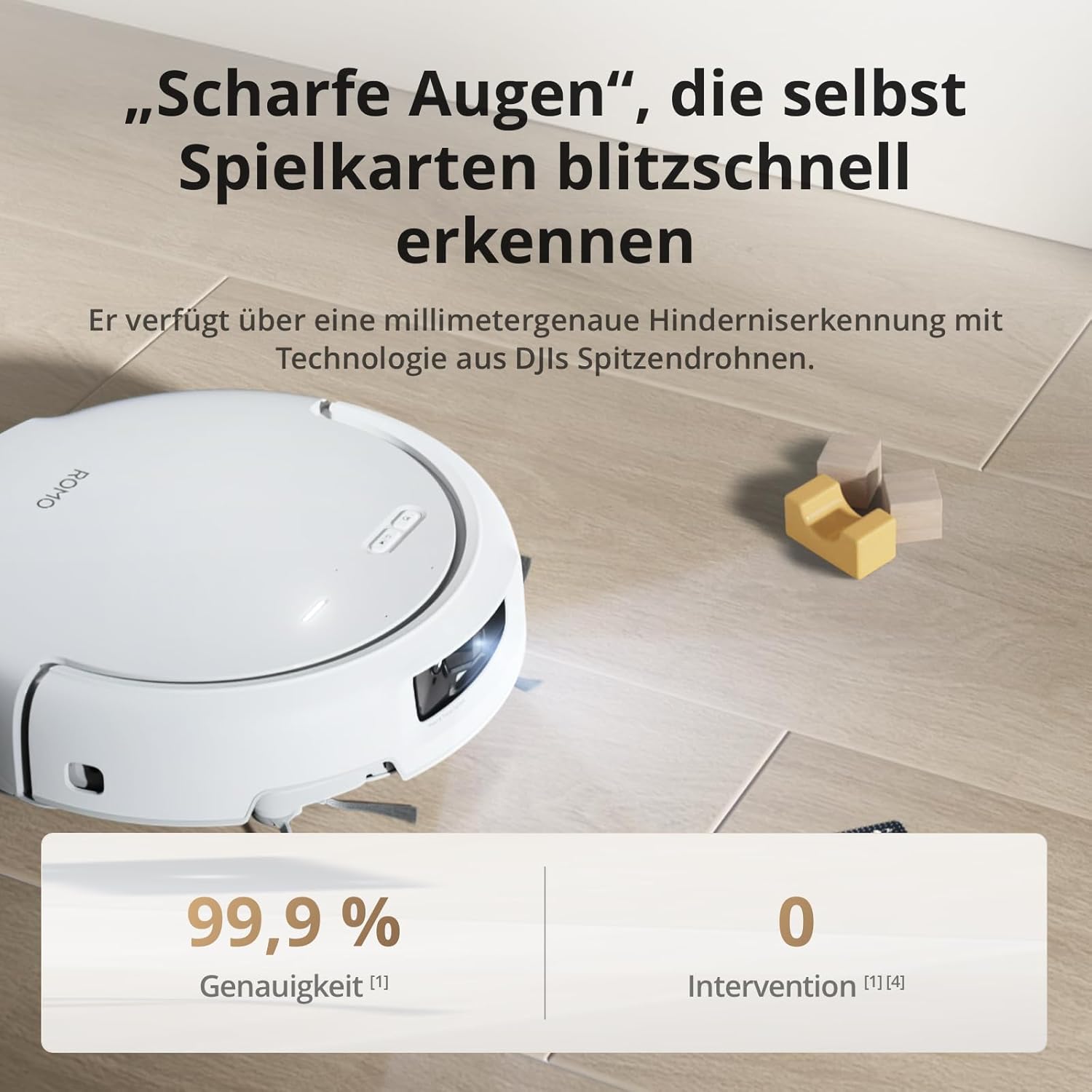 DJI ROMO S Saugroboter mit Wischfunktion, 25.000 Pa Saugkraft, Hinderniserkennung auf Drohnen-Niveau, Anti-Verwicklungsbürste, Selbstreinigende Basisstation, 200 Tage wartungsfrei, Weiß 4 DJI ROMO S Saugroboter mit Wischfunktion, 25.000 Pa Saugkraft, Hinderniserkennung auf Drohnen-Niveau, Anti-Verwicklungsbürste, Selbstreinigende Basisstation, 200 Tage wartungsfrei, Weiß – Bild 4