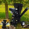 BRAST Häcksler Schredder Gartenhäcksler Benzin | 5,2kW(7PS) - 11kW(15PS) | 2 Modelle | Aststärke bis zu 102mm | 2 Messersysteme mit 22 Messer | Transportreifen & Griff 4 81I6Teef9TL. AC SL1200
