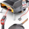 LIKAYA NeroSpin Pizzaofen Gas – 6,2kW Outdoor Gas Pizzaofen 450°C - Gas Pizza Ofen Outdoor mit Pizzastein Drehteller, Pizzaschaufel, Tasche & Laser Thermometer – knusprige Pizza in nur 90 Sekunden! 6 81ZifdqZBaL. AC SL1500
