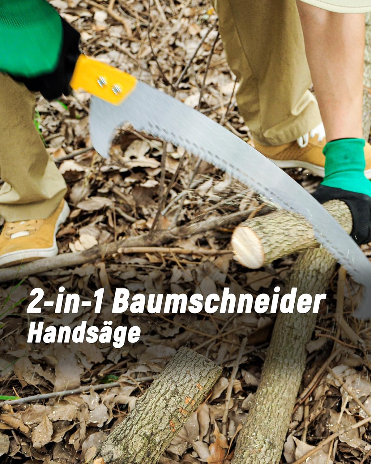 Astsägen mit Stiel zum Baumschnitt 4,3M Leichtgewichtige manuelle Edelstahlverlängerung, hohe Baumsäge mit Klinge für Trimmer, Äste, Baumschneider bei Forstwirtschaft, Hof, Garten und 3 Astsägen mit Stiel zum Baumschnitt 4,3M Leichtgewichtige manuelle Edelstahlverlängerung, hohe Baumsäge mit Klinge für Trimmer, Äste, Baumschneider bei Forstwirtschaft, Hof, Garten und – Bild 3