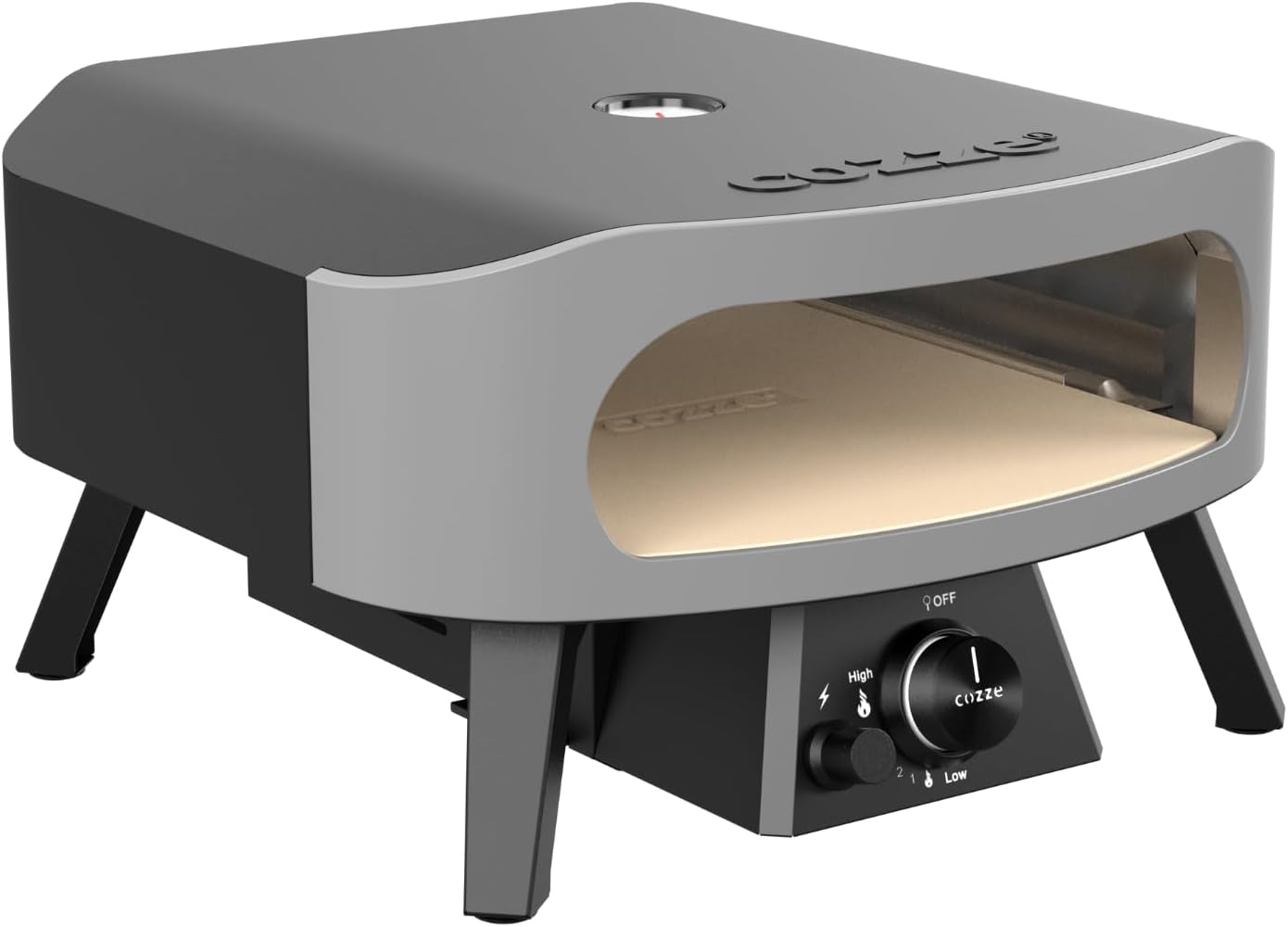Cozze® Pizzaofen Gas 13 Zoll - Pizza Ofen Gas Outdoor (50mbar) - Tisch Pizzaofen mit Regulator für Pizzen 5 Cozze® Pizzaofen Gas 13 Zoll - Pizza Ofen Gas Outdoor (50mbar) - Tisch Pizzaofen mit Regulator für Pizzen – Bild 5