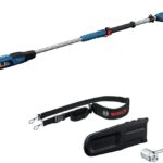 Bosch Professional 18V System Hochentaster GKE 18V-25 TP (130 Schnitte pro Akku-Ladung, 2,9-m-Teleskopstange, bürstenloser Motor, inkl. Schwertschutz 25 cm, Schraubenschlüssel, Schultergurt, o. Akku)