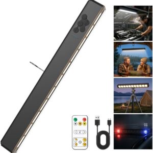 Werkstattlampe 10000 mAh Akku, 1500lm Magnet LED Arbeitsleuchte Werkstatt