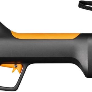 Fiskars Akku-Gartenschere M Bypass, Integrierter 8V Lithium-Ionen-Akku | 2 Schneide-Modi, Bis zu 3.500 Schnitte pro Ladung, Für Äste bis Ø 25 mm, USB-C-Ladekabel, Schwarz/Orange, 1082297