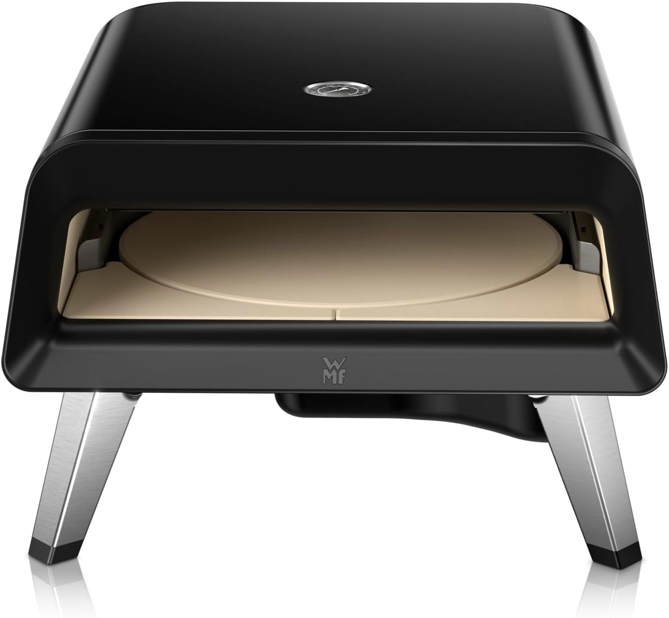 WMF Pizzaiolo Pro Pizzaofen, über 450°C Backtemperatur, großer Pizzastein (Ø 40 cm), automatische Drehmechanik, integrierte Temperaturüberwachung für perfekte Ergebnisse in 90 Sek., Gas Pizzaofen 1 WMF Pizzaiolo Pro Pizzaofen, über 450°C Backtemperatur, großer Pizzastein (Ø 40 cm), automatische Drehmechanik, integrierte Temperaturüberwachung für perfekte Ergebnisse in 90 Sek., Gas Pizzaofen