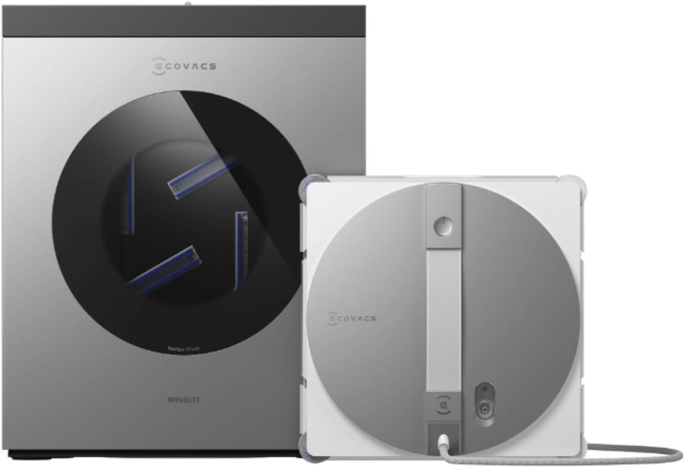 ECOVACS WINBOT W3 OMNI Fensterputzroboter mit Multifunktionsstation, Automatische Reinigung der Wischpads, Intelligente Reinigung entlang der Ränder, Sprühen mit drei Düsen, App-Steuerung 1 ECOVACS WINBOT W3 OMNI Fensterputzroboter mit Multifunktionsstation, Automatische Reinigung der Wischpads, Intelligente Reinigung entlang der Ränder, Sprühen mit drei Düsen, App-Steuerung
