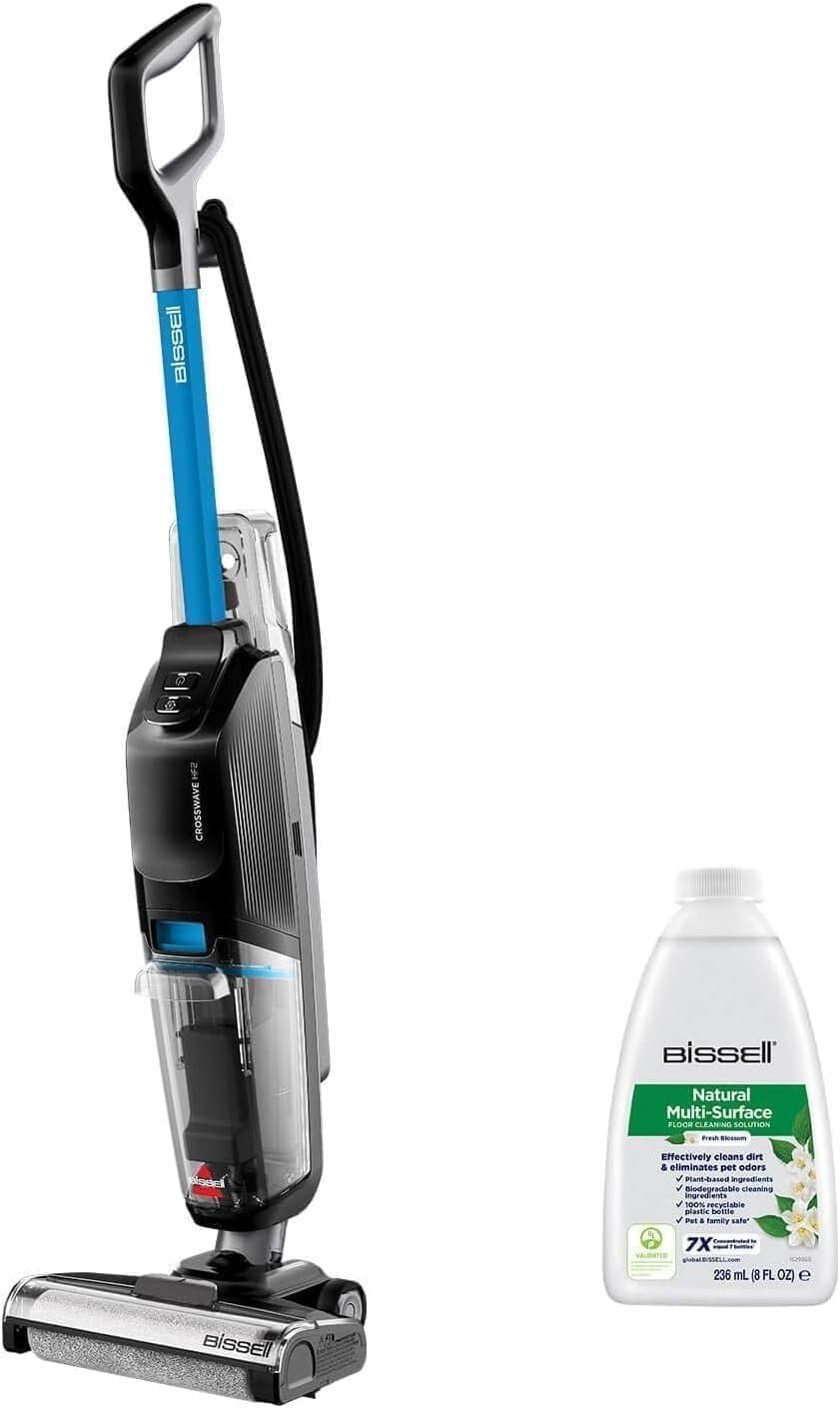 Bissell CrossWave HF2 Nass- & Trockensauger mit Kabel 3845N | Saugen & Wischen in einem, leichter Nasssauger mit hoher Leistung, nur für harte Böden 1 Bissell CrossWave HF2 Nass- & Trockensauger mit Kabel 3845N | Saugen & Wischen in einem, leichter Nasssauger mit hoher Leistung, nur für harte Böden