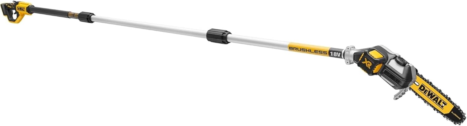 Dewalt 18V Akku-Hochentaster DCMPS567N (bürstenlos, bis zu 3 Meter Arbeitslänge, Schwertlänge 20cm, automatische Kettenschmierung, inkl. Zubehör, Lieferung ohne Akku & Ladegerät) 1 Dewalt 18V Akku-Hochentaster DCMPS567N (bürstenlos, bis zu 3 Meter Arbeitslänge, Schwertlänge 20cm, automatische Kettenschmierung, inkl. Zubehör, Lieferung ohne Akku & Ladegerät)