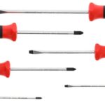 GEDORE red Schraubendreher-Set 6-teilig, Schraubenzieher-Satz Schlitz/Kreuzschlitz, 2-Komponenten-Griff, Werkzeug, R38002006
