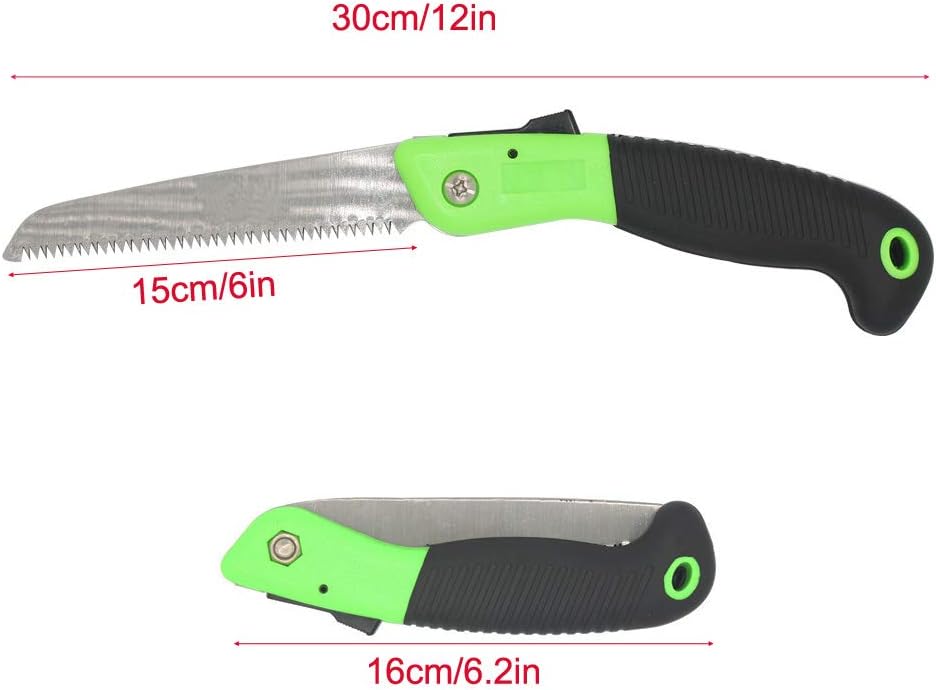 GTIWUNG Klappsäge & Handsäge & Baumsäge, Garten-Klappsäge mit Sicherheitsverschluss, Ideale Universalsäge Astsäge für Camping, Garten, Bäume und Jagd 2 GTIWUNG Klappsäge & Handsäge & Baumsäge, Garten-Klappsäge mit Sicherheitsverschluss, Ideale Universalsäge Astsäge für Camping, Garten, Bäume und Jagd – Bild 2