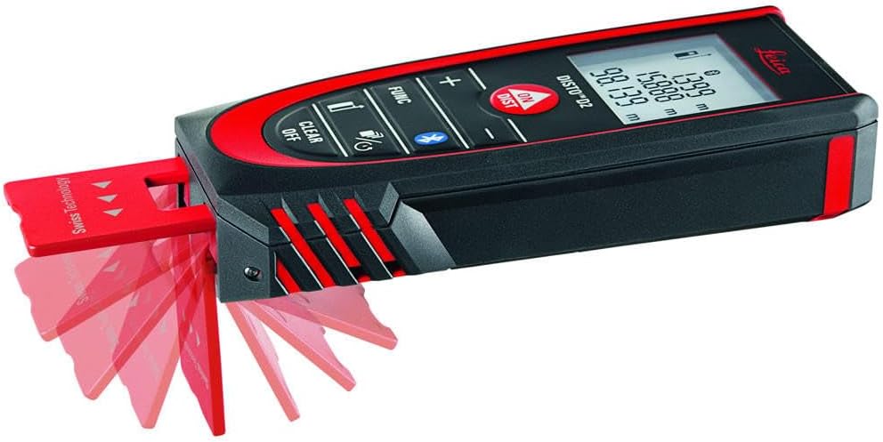 Leica DISTO D2 – funktioneller Laser Entfernungsmesser mit Bluetooth (App-Nutzung) für Distanz-, Flächen- und Volumenmessungen (Innenbereich & automatische Endstückerkennung) 2 Leica DISTO D2 – funktioneller Laser Entfernungsmesser mit Bluetooth (App-Nutzung) für Distanz-, Flächen- und Volumenmessungen (Innenbereich & automatische Endstückerkennung) – Bild 2