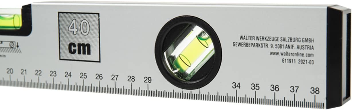 WALTER Wasserwaagen-Set 3-tlg. Wasserwaagen, 40cm, 60cm, 100cm | In den Längen, für besonders präzise Messungen, angenehme Handhabung durch robustes & leichtes Aluminiumgehäuse 3 WALTER Wasserwaagen-Set 3-tlg. Wasserwaagen, 40cm, 60cm, 100cm | In den Längen, für besonders präzise Messungen, angenehme Handhabung durch robustes & leichtes Aluminiumgehäuse – Bild 3