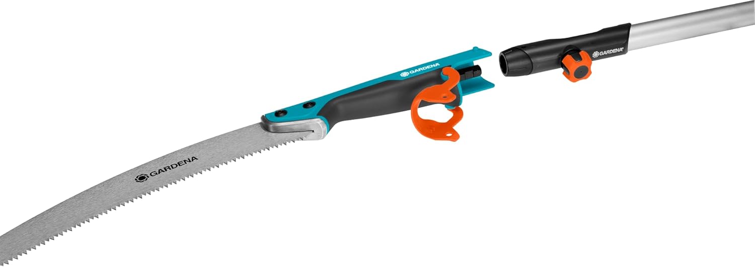 Gardena combisystem-Gartensäge 300 PP gebogen: Astsäge für optimale Astschnitte, Sägeblattlänge 315 mm, mit Räumhaken, hartverchromt, Abrutschstopp, Präzisionszahnung mit 2-Seiten-Schliff (8738-88) 5 Gardena combisystem-Gartensäge 300 PP gebogen: Astsäge für optimale Astschnitte, Sägeblattlänge 315 mm, mit Räumhaken, hartverchromt, Abrutschstopp, Präzisionszahnung mit 2-Seiten-Schliff (8738-88) – Bild 5