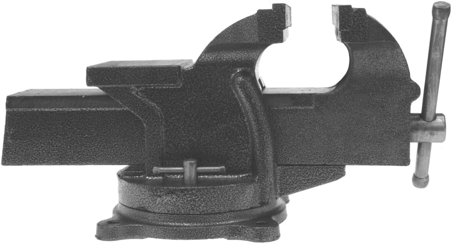 REXXER Schlosser-Schraubstock 200 mm drehbar aus Gusseisen | 200 mm Backenbreite, 360° drehbar, Mit Amboss, Austauschbare Spannbacken, Aus Gusseisen 4 REXXER Schlosser-Schraubstock 200 mm drehbar aus Gusseisen | 200 mm Backenbreite, 360° drehbar, Mit Amboss, Austauschbare Spannbacken, Aus Gusseisen – Bild 4