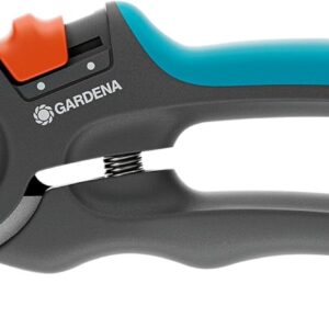 Gardena PremiumCut Gartenschere, Amboss-Schnitt, für trockenes Holz, 20 mm Schnittdurchmesser, ergonomische Griffe, PowerCoating-Klingen, in Deutschland hergestellt (12240-20)