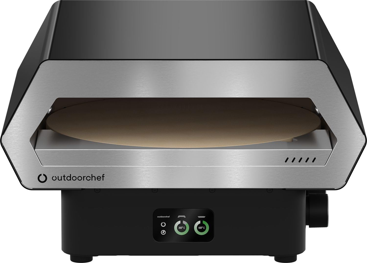 Outdoorchef PRISMO 420 G Gas-Pizzaofen – bis 450 °C, automatisch rotierender Pizzastein Ø 42 cm, Booster-Brenner, getrennte Temperaturregelung und digitales Touch-Display 1 Outdoorchef PRISMO 420 G Gas-Pizzaofen – bis 450 °C, automatisch rotierender Pizzastein Ø 42 cm, Booster-Brenner, getrennte Temperaturregelung und digitales Touch-Display