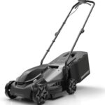 33 cm Bürstenloser Akku-Rasenmäher Solo Kompatibel mit 18V Power X-Change | 5-fache Höhenverstellung 25–65mm, 35L Grasfangkorb, Mulchmodus, 1 Ersatzmesser, ohne Akku/Ladegerät