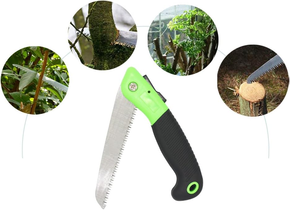 GTIWUNG Klappsäge & Handsäge & Baumsäge, Garten-Klappsäge mit Sicherheitsverschluss, Ideale Universalsäge Astsäge für Camping, Garten, Bäume und Jagd 4 GTIWUNG Klappsäge & Handsäge & Baumsäge, Garten-Klappsäge mit Sicherheitsverschluss, Ideale Universalsäge Astsäge für Camping, Garten, Bäume und Jagd – Bild 4