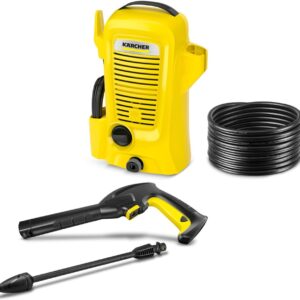 Kärcher Hochdruckreiniger K 2 Universal Edition, Druck: max. 110 bar, Fördermenge: 360 l/h, Flächenleistung: 20 m²/h, Wasserfilter, Gewicht: 3,8 kg, Hochdruckschlauch und -Pistole, Dreckfräser