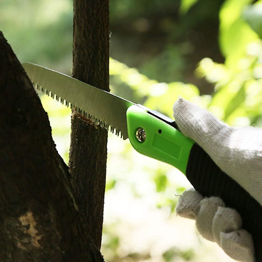 GTIWUNG Klappsäge & Handsäge & Baumsäge, Garten-Klappsäge mit Sicherheitsverschluss, Ideale Universalsäge Astsäge für Camping, Garten, Bäume und Jagd 3 GTIWUNG Klappsäge & Handsäge & Baumsäge, Garten-Klappsäge mit Sicherheitsverschluss, Ideale Universalsäge Astsäge für Camping, Garten, Bäume und Jagd – Bild 3