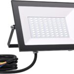 Allin LED Strahler Außen 50W, 6500K 5000LM Superhell LED Strahler | IP65 Wasserdicht Scheinwerfer, 180° Verstellbar Installationswinkel LED-Strahler Außen für Garten, Innenhöfe, Garag